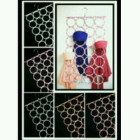 Jual Ring Jilbab Organizer (Ring Jilbab Origami) bisa untuk syall+ pa Murah
