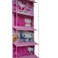 Hanging Bag Organizer Hello Kitty Pink (Rak Tas Gantung Hello Kitty Pink)