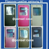 Case Flipcover Samsung S6 Flat Casing Flipcase
