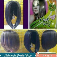 hairclip / hair clip / extention / halfwig rambut pendek / bob