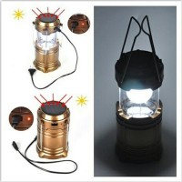 Jual Lampu Camping Lentera Tarik Solar Emergency Charger Power Bank Senter Murah
