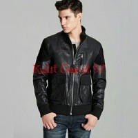 Jaket Kulit Asli Garut KG 417 New Bomber Style