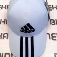 Topi Logo Adidas Garis 3 Bordir