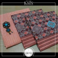 Jual KAIN KATUN BATIK SONGKET SEGIENAM SET COUPLE 3 KAIN Murah
