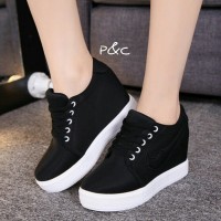 sandal sepatu wedges wanita sneakers