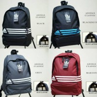 Jual TAS RANSEL DAYPACK SEKOLAH DISTRO ADIDAS CLASSIC CEWEK COWOK PREMIUM Murah