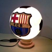 Lampu Hias / Tidur Barcelona dari Kayu dan Benang