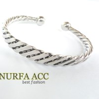 gelang wanita monel stainless khas jepara | kerajinan tangan