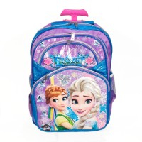 Jual Tas trolley anak sekolah troli roda dorong Frozen bahan tebal Murah