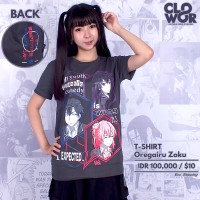 Jual Oregairu Zoku Hachiman Yukino Yui Tshirt Anime Baju Kaos Distro Murah
