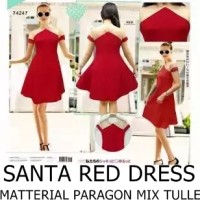 Jual SANTA RED DRESS (PARTY DRESS, SEXY DRESS, MINIDRESS) Murah