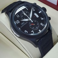 Jam Tangan Iwc Schaffhausen Canvas Super Premium AAA+