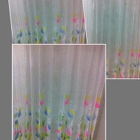 Jual Tirai gordyn Gorden korden Gordeng hordeng vitrase Bunga Murah