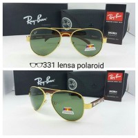 kacamata fashion pria wanita R@yb@n 331 lensa polaroid