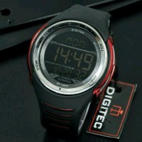 JAM TANGAN PRIA ANTI AIR DIGITEC JAGUAR DIGITAL ORIGINAL BLACK RED