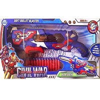 Jual Pistol Mainan Peluru Busa Captain America Murah