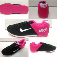 sepatu nike neo running woman cewek hitam pink import vietnam 37-40