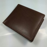 Jual Dompet Lipat Kulit Asli warna Coklat | Bifold wallet | Leather Wallet Murah