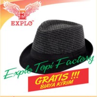 Topi Fedora Greys buat pengguna Sepeda United Monza