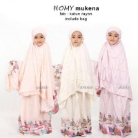pusat grosir mukena anak homy katun rayon