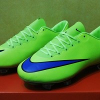 sepatu sepak bola nike mercurial vapor x hijau volt fg grade ori impor
