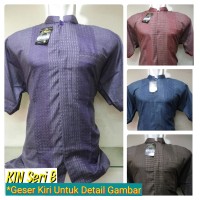 Jual Baju Koko Lengan Pendek Katun India | KIN Seri B Murah