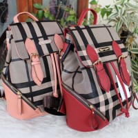 SUPER2307 RANSEL BURBERRY BACKPACK FASHION TAS KULIAH TAS IMPORT SERUT