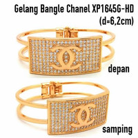 XP1645G-HD Gelang Bangle Channel Perhiasan Lapis Emas Gold