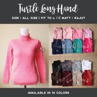 Jual BASIC TURTLE LONG HAND || BLOUSE RAJUT || SWEATER TURTLE NECK Murah
