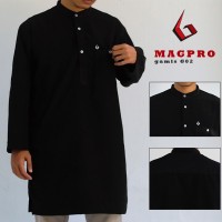 Jual Baju Gamis Pria Ikhwan Hitam Magpro Keren Murah