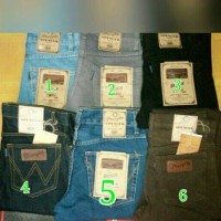CELANA JEANS MERK WRANGLER
ORI