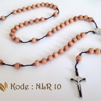 Jual Kalung Rosario Kayu Cendana / Sandalwood Rosary 8MM Murah