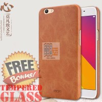Jual Leather Backcase Mofi ORIGINAL Hardcase Hard Back Case Oppo F1s Selfie Murah