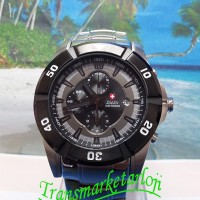 JAM TANGAN PRIA ROYAL ARMY RA07 SILVER HITAM ORIGINAL GARANSI RESMI