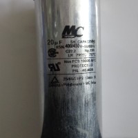 Kapasitor AC merk MC 20 uF/micro (untuk AC 1/2 PK)