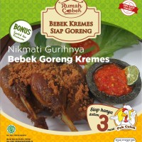 Jual Bebek Goreng Kremes (rumah cobek frozen food) Murah