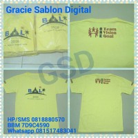 Baju kaos tshirt sablon untuk gathering