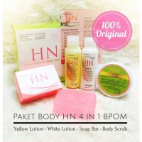 Jual paket body HN BPOM 4in1 / 4 in 1 original - pemutih badan Murah