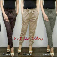 Jual CELANA JOGGER CEWEK - JOGER KATUN STRETCH WANITA - JOGGER PANTS Murah
