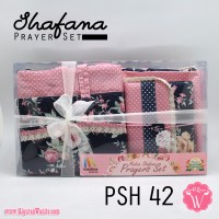 Mukena Rainbow Katun Jepang Prayerset Shafana Orange Hitam