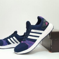 Sepatu sport wanita runing gym fitness senam full color adidas boost