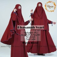GAMIS SYARI UMROH /3WARNA / KHASANAH SYARI ORI