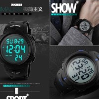Jual Original SKMEI Casual Men Jam Tangan Pria Tahan Air Dual Mode Murah