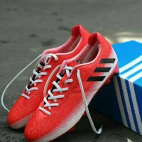 Sepatu Bola Adidas Messi.16 Merah-Putih list Hitam Grade Ori