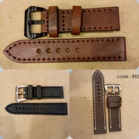 Jual tali kulit jam | leather strap 20mm 22mm 24mm Murah