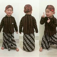 Jual SURJAN LURIK ANAK SET BLANGKON & JARIK BAJU KOSTUM TRADISIONAL JAWA Murah