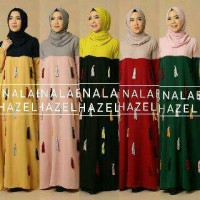 hazel by queenalabels (gamis/dress/busana muslim/baju wanita)