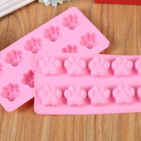 Jual Cetakan Cetak Silikon Silicone Silicon Es Jelly Coklat Kaki Anjing 538 Murah