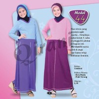 Baju Remaja Muslimah Gamis Murah Bahan Katun ORI QIRANI QT44