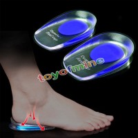 Jual Heel Support Pad Cup Gel Silicone Shock Cushion Orthotic Insole (Man) Murah